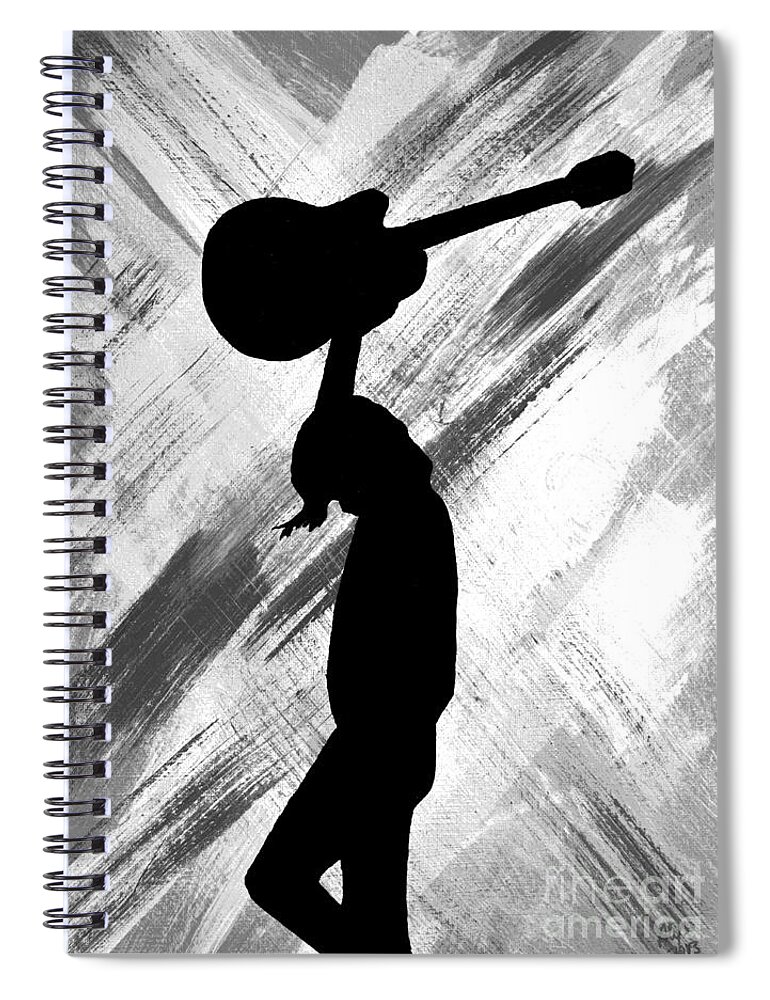Celebrity Spiral Notebook featuring the digital art Brandi Carlile Living The Dream by Alys Caviness-Gober