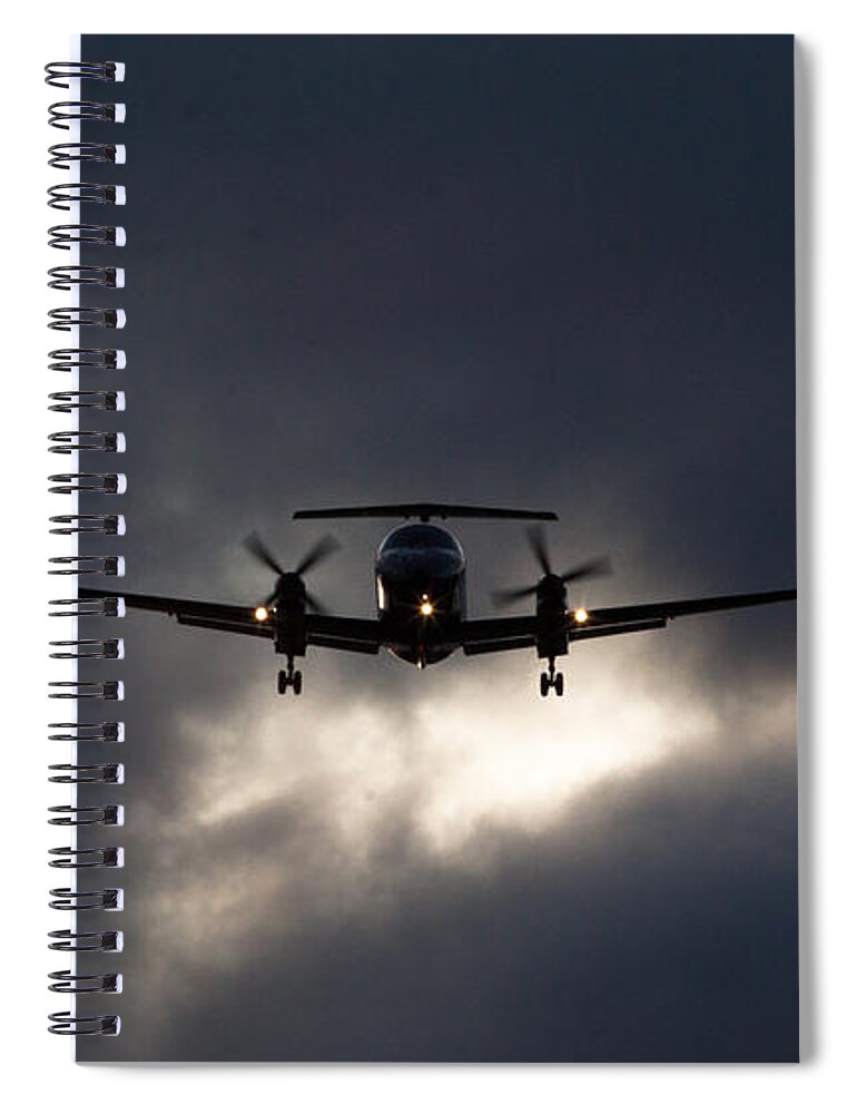 Skywest Spiral Notebook featuring the photograph Brasilia Breakout by John Daly