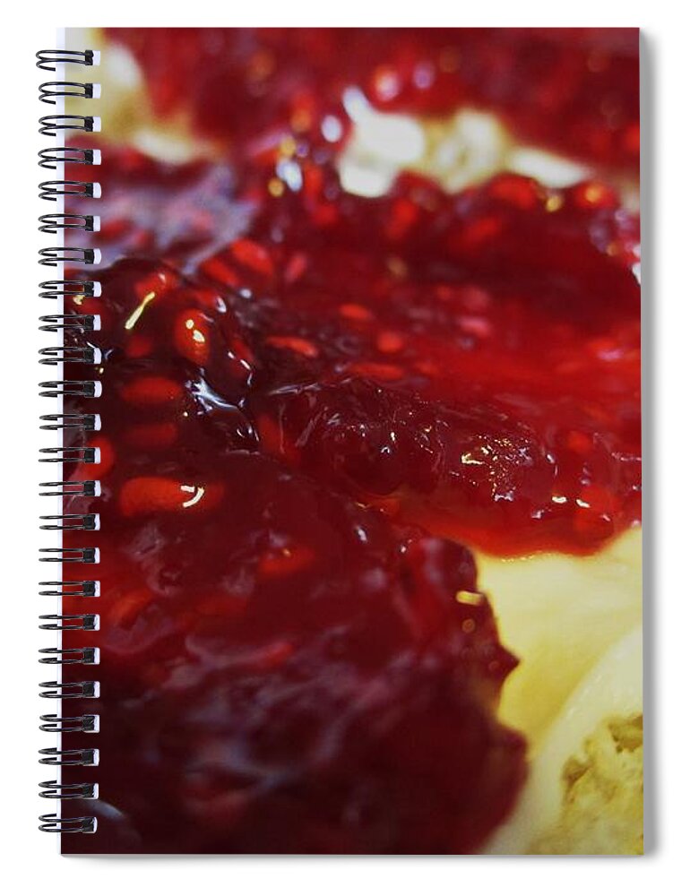 Bread And Jam Spiral Notebook featuring the photograph Bread And Jam by Martin Howard