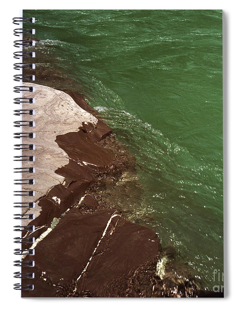 Water Spiral Notebook featuring the photograph Brembo bicolore by Riccardo Mottola