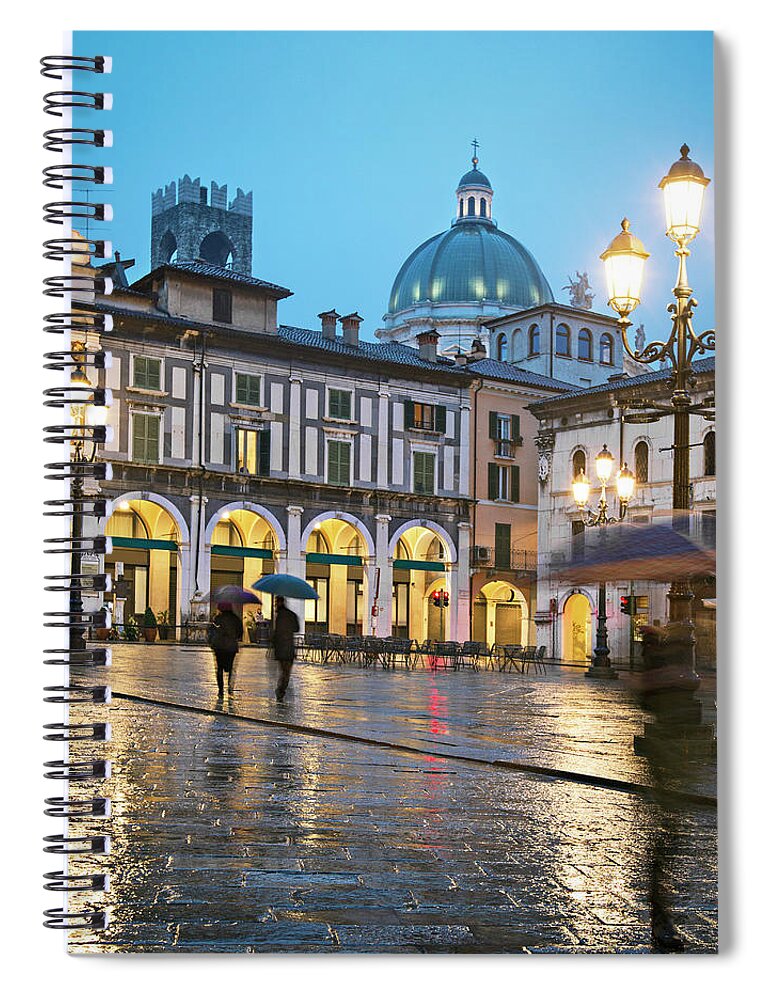 People Spiral Notebook featuring the photograph Brescia by Xavierarnau