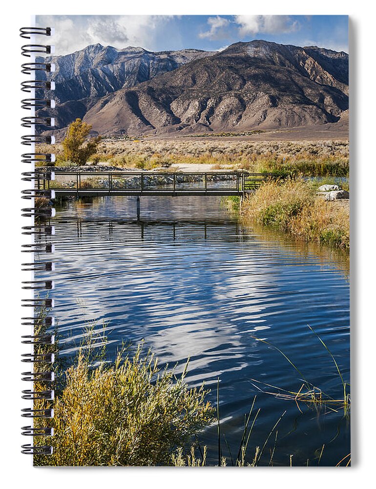 California Spiral Notebook featuring the photograph Bridge at Buckley Ponds by Cat Connor