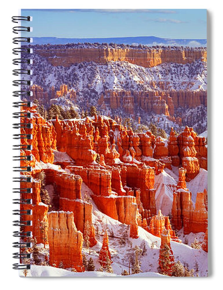 Bryce Canyon National Park Spiral Notebook featuring the photograph Bryce Canyon Panorama by Benedict Heekwan Yang
