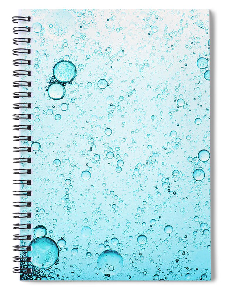 Cool Attitude Spiral Notebook featuring the photograph Bubbles Abstract by Subman