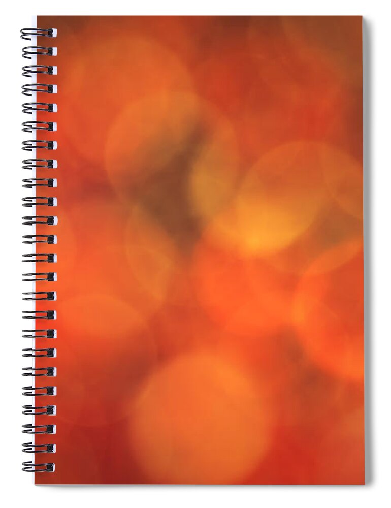 Abstract Spiral Notebook featuring the photograph Burnt Sugar by Jan Bickerton