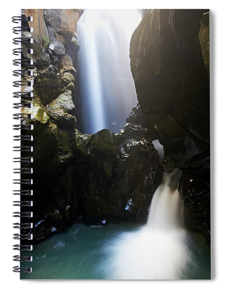 European Alps Spiral Notebook featuring the photograph Busserailles Gorge by Tanukiphoto