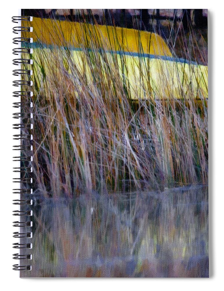 Canoe Spiral Notebook featuring the photograph By The Water by Dale Powell