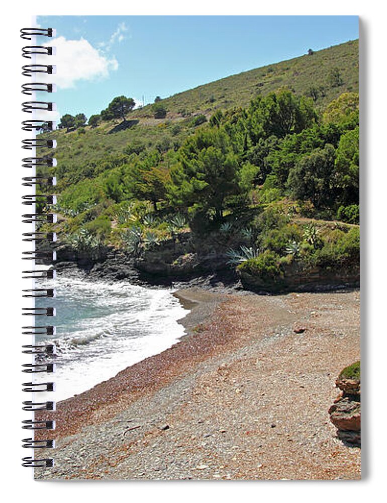 Tranquility Spiral Notebook featuring the photograph Cala Calitjàs In Cap De Creus by Rfarrarons