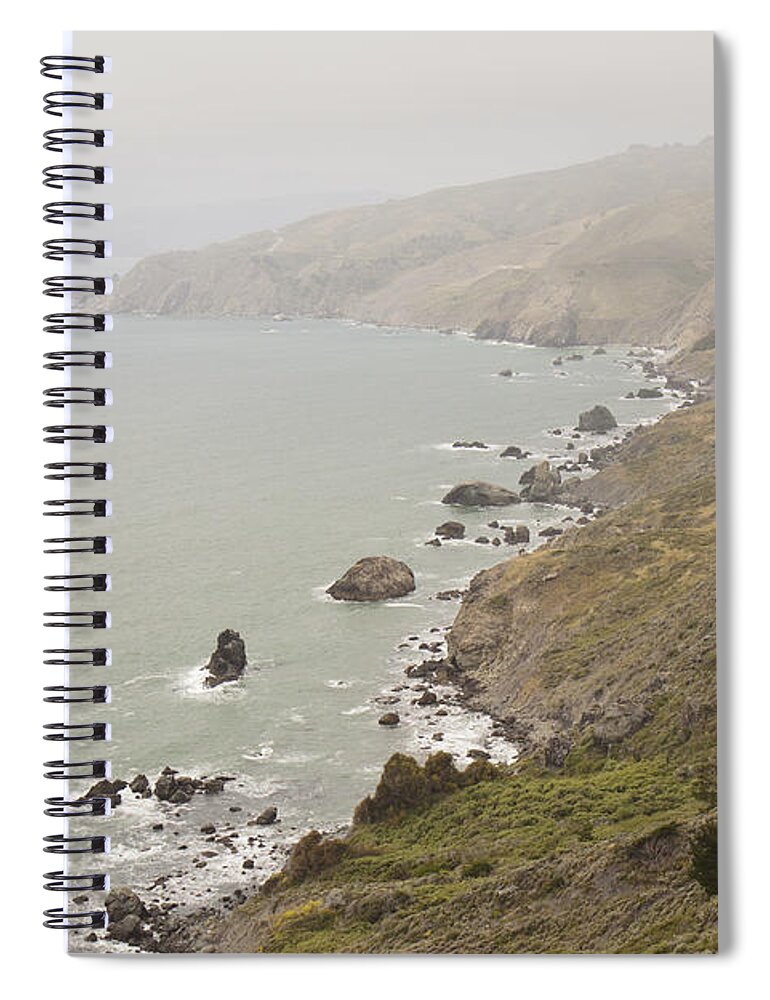 California Spiral Notebook featuring the photograph California Coast 3 by Pam Holdsworth