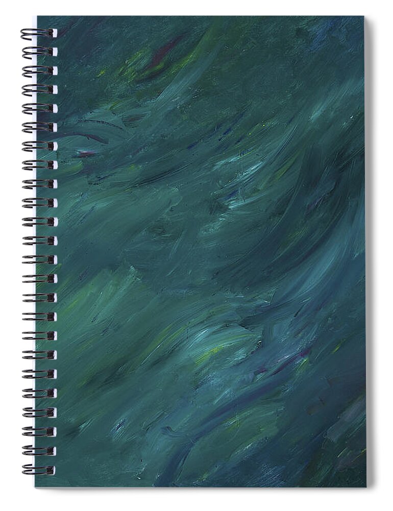 California Spiral Notebook featuring the painting California by Corey Haim