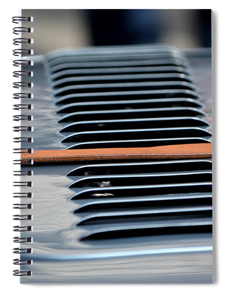Austin Healey Spiral Notebook featuring the photograph California Mille by Dean Ferreira