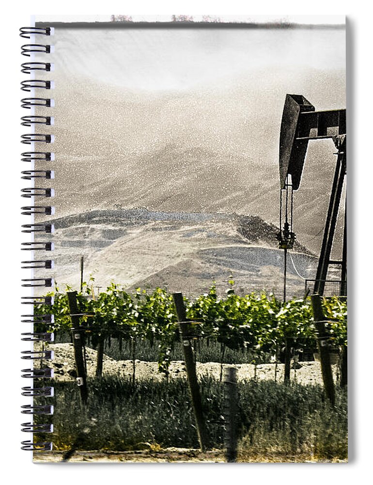 California Spiral Notebook featuring the photograph California Views I by Susan Eileen Evans