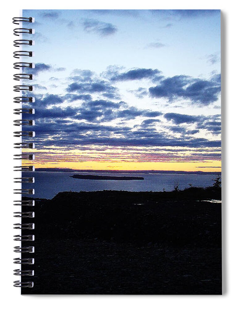 Sky Spiral Notebook featuring the photograph Calmness by Zinvolle Art