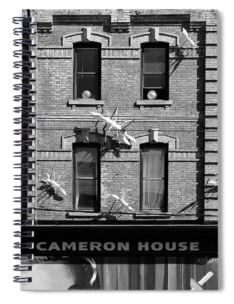 Toronto Spiral Notebook featuring the photograph Cameron House 2b by Andrew Fare