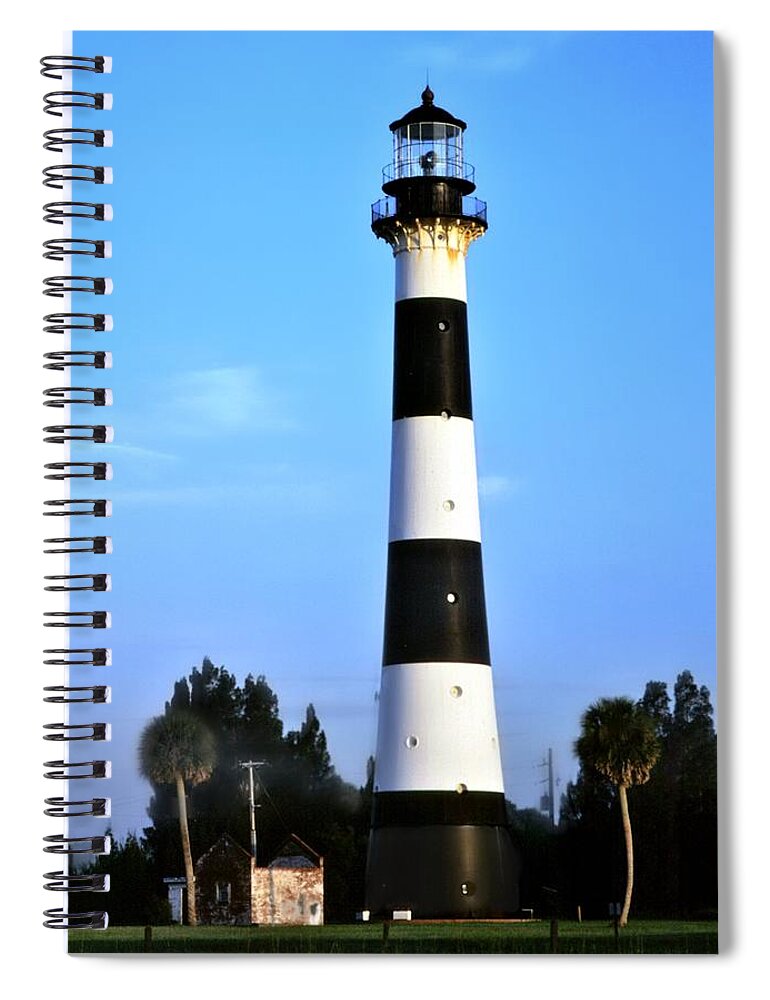 Cape Canaveral Spiral Notebook featuring the photograph Cape Canaveral light by Bradford Martin