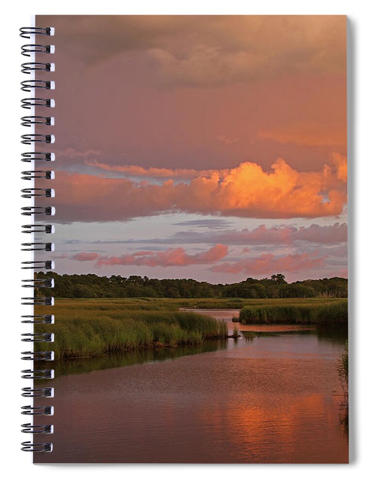 Bells Neck Spiral Notebook featuring the photograph Cape Cod Bells Neck by Juergen Roth