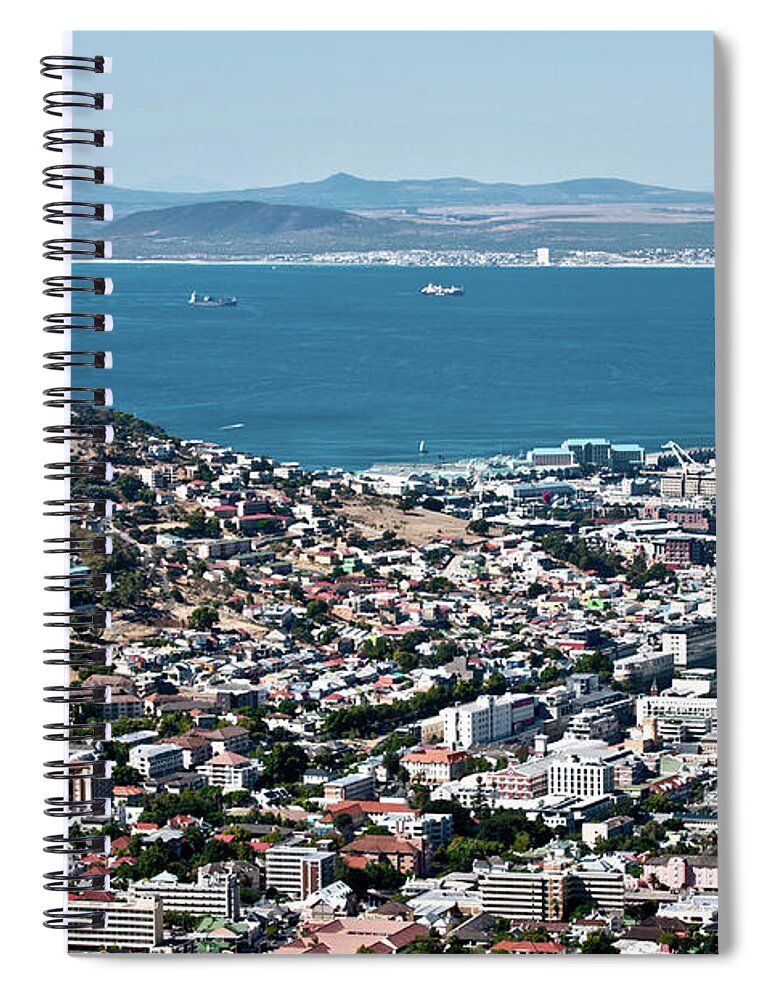Outdoors Spiral Notebook featuring the photograph Cape Town From Above by Empphotography