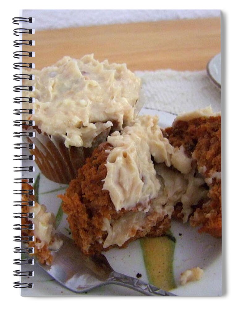 Food Spiral Notebook featuring the photograph Carrot Muffins by Mary Deal