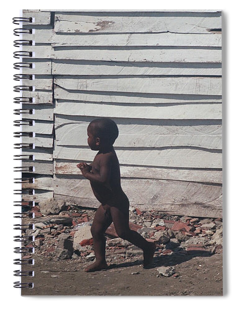 Boy Spiral Notebook featuring the photograph Cartagena Child by David Cardona