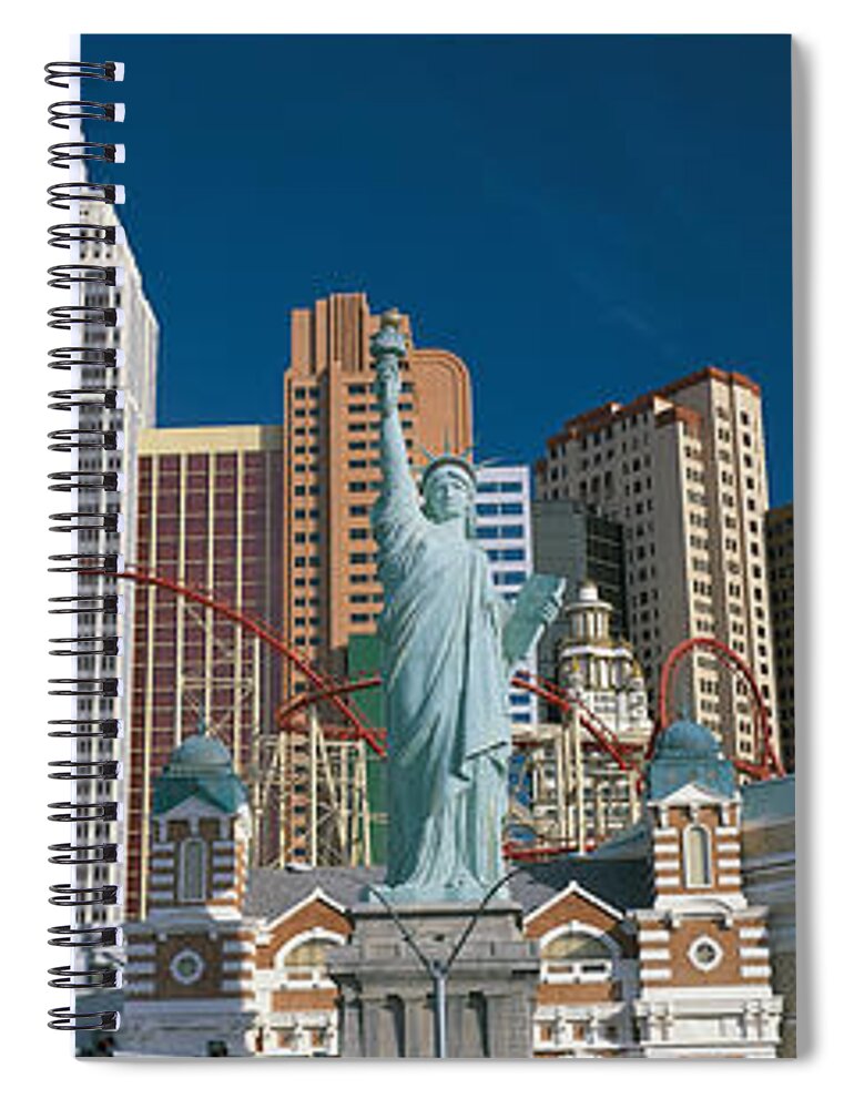 Photography Spiral Notebook featuring the photograph Casino Las Vegas Nv by Panoramic Images