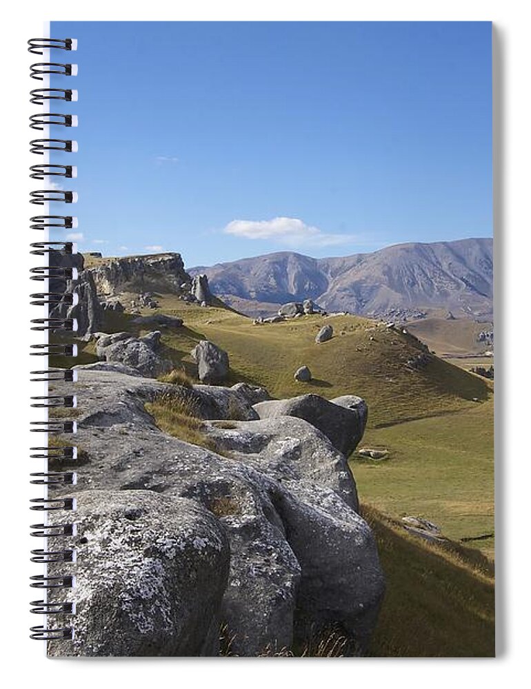 New Spiral Notebook featuring the photograph Castle Hill #6 by Stuart Litoff