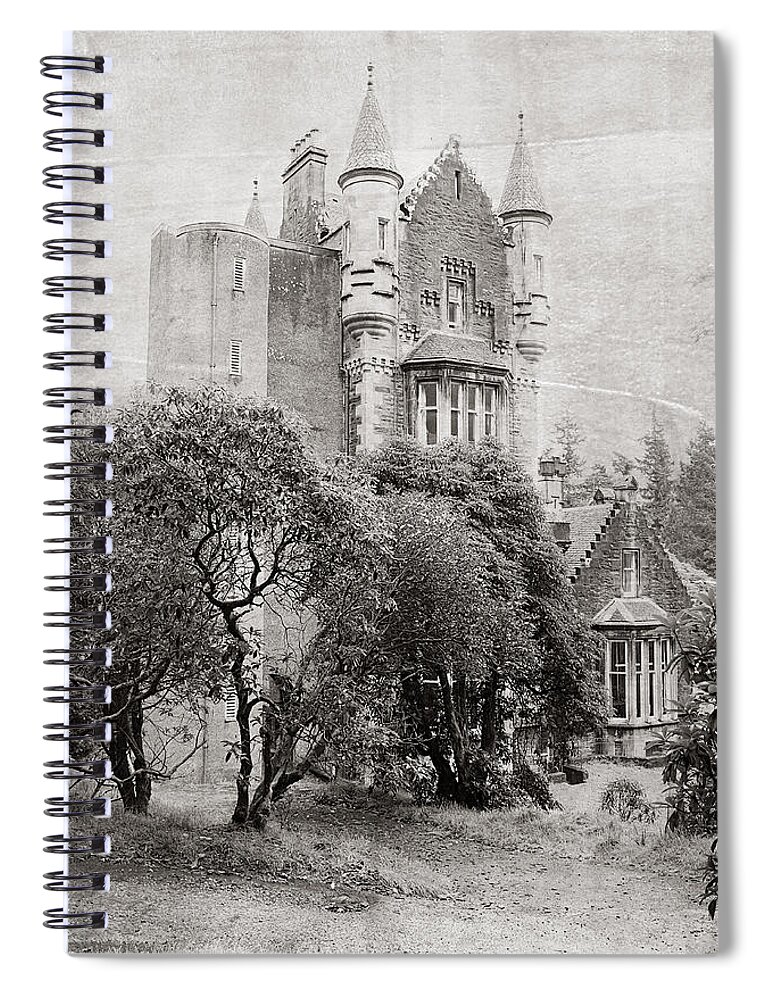 Scotland Spiral Notebook featuring the photograph Castle by Jenny Rainbow