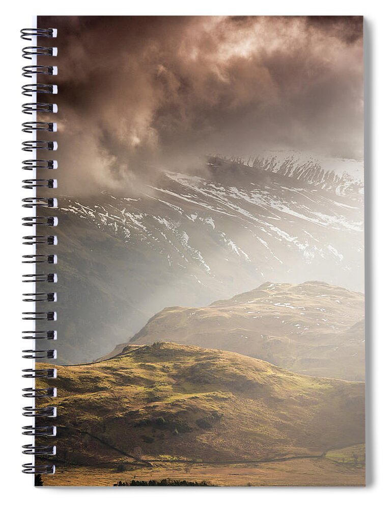 Scenics Spiral Notebook featuring the photograph Castlerigg Stone Circle, Lake District by John Finney Photography