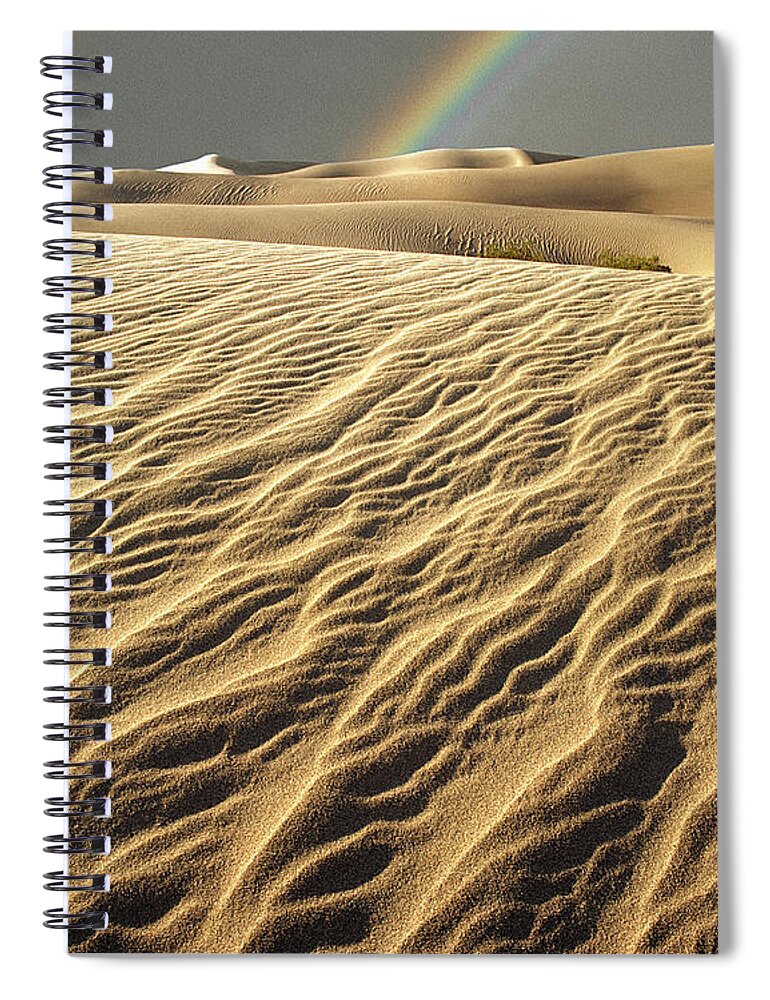 Usa Spiral Notebook featuring the photograph Catch A Rainbow by Edmund Nagele FRPS