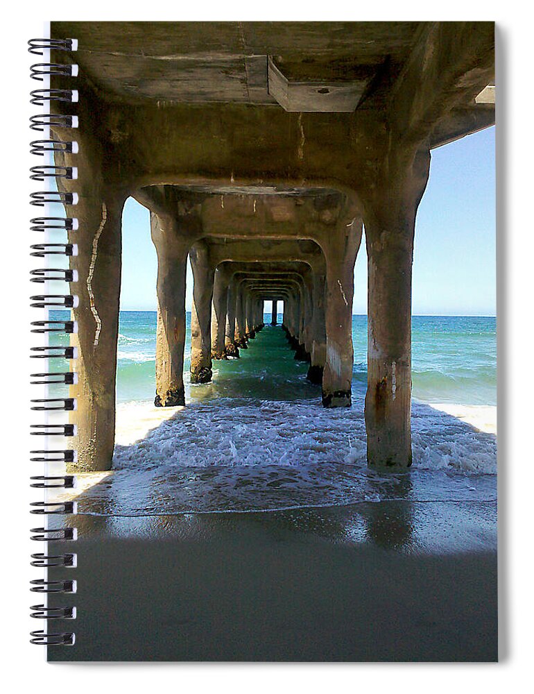 Ocean Spiral Notebook featuring the photograph Catharsis by Joe Schofield