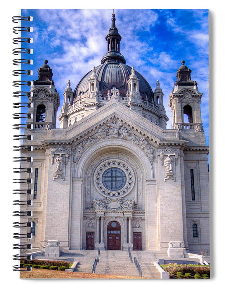 Beaux Arts Spiral Notebook featuring the photograph Cathedral of Saint Paul by Adam Mateo Fierro