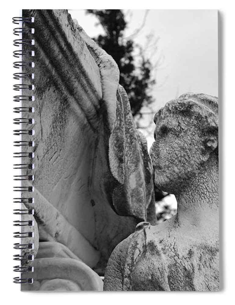 Cemetery Spiral Notebook featuring the photograph Cemetery Gentlewoman by Jennifer Ancker