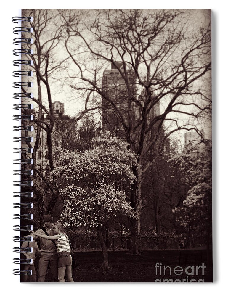 Central Park Spiral Notebook featuring the photograph Central Park Selfies by Miriam Danar