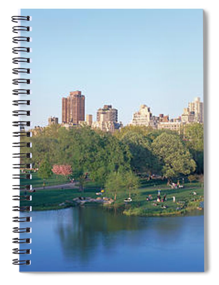 Photography Spiral Notebook featuring the photograph Central Park, Upper East Side, Nyc, New by Panoramic Images