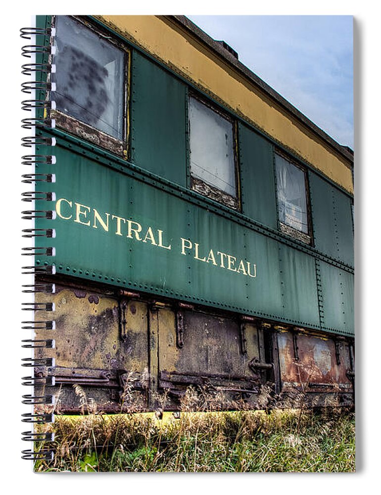 Art Spiral Notebook featuring the photograph Central Plateau by George Strohl