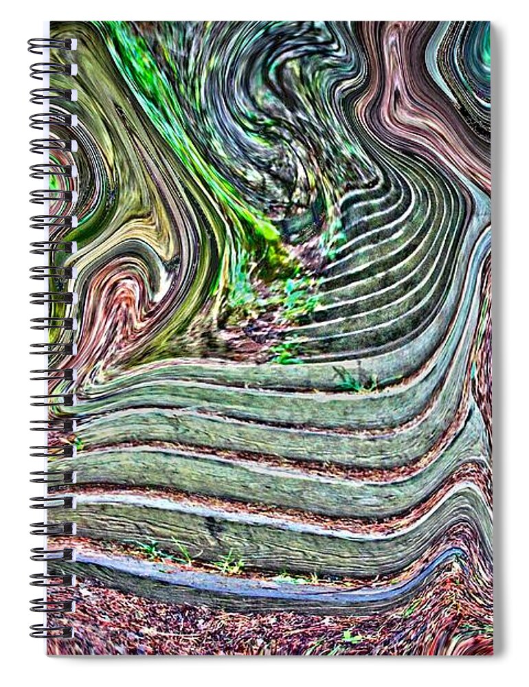 3d Spiral Notebook featuring the photograph Chance by Nick David