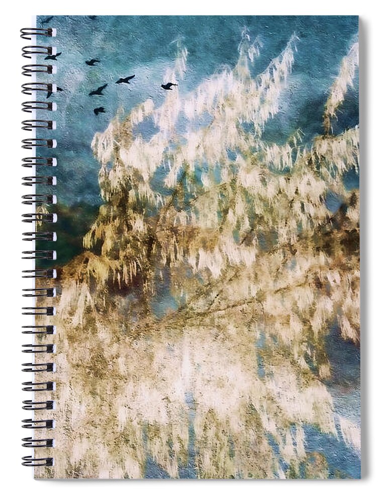 Nature Spiral Notebook featuring the photograph Change of Weather by Kathy Bassett