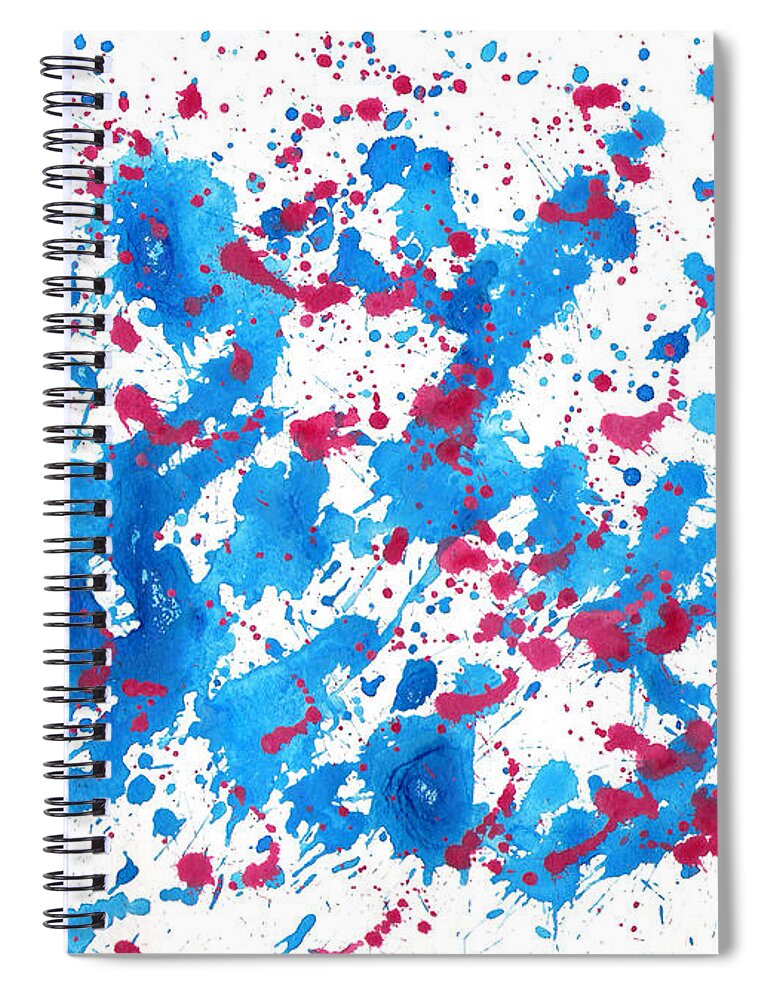 Cherry Spiral Notebook featuring the painting Cherry Blossom by Eric Forster