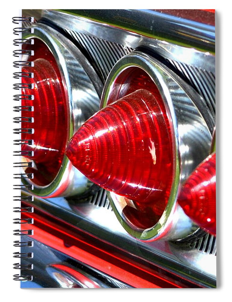 Stoplights Spiral Notebook featuring the photograph Chevy-1 by Dean Ferreira