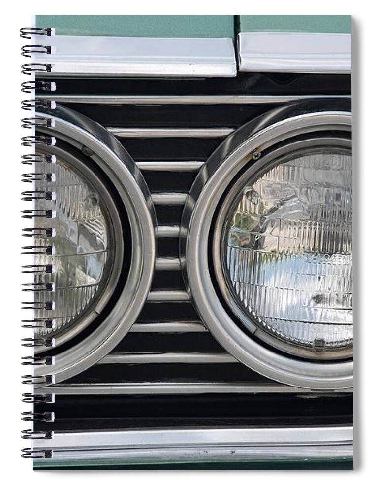 Chevrolet Spiral Notebook featuring the photograph Chevy Lights by Rob Hans