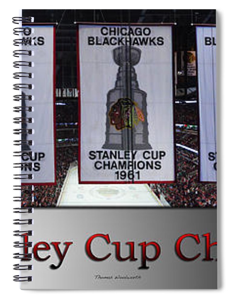 Chicago Blackhawks 6 Time Stanley Cup Champions - 5 Piece Sticker Sheet