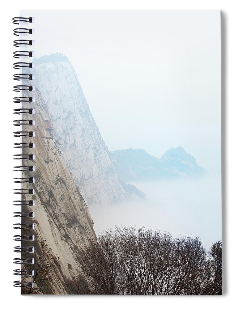 Chinese Culture Spiral Notebook featuring the photograph Chinese Mountain by Kickimages