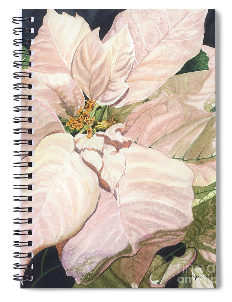 Christmas Spiral Notebook featuring the painting Christmas Classic by Barbara Jewell