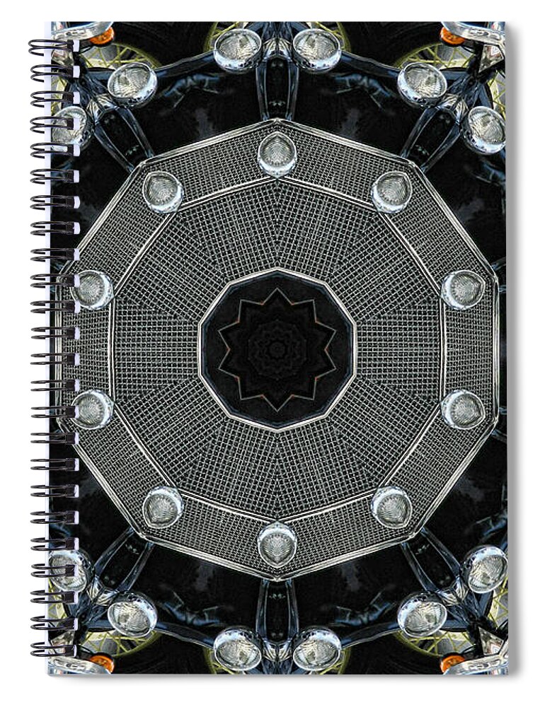 Victor Montgomery Spiral Notebook featuring the photograph Chrome by Vic Montgomery