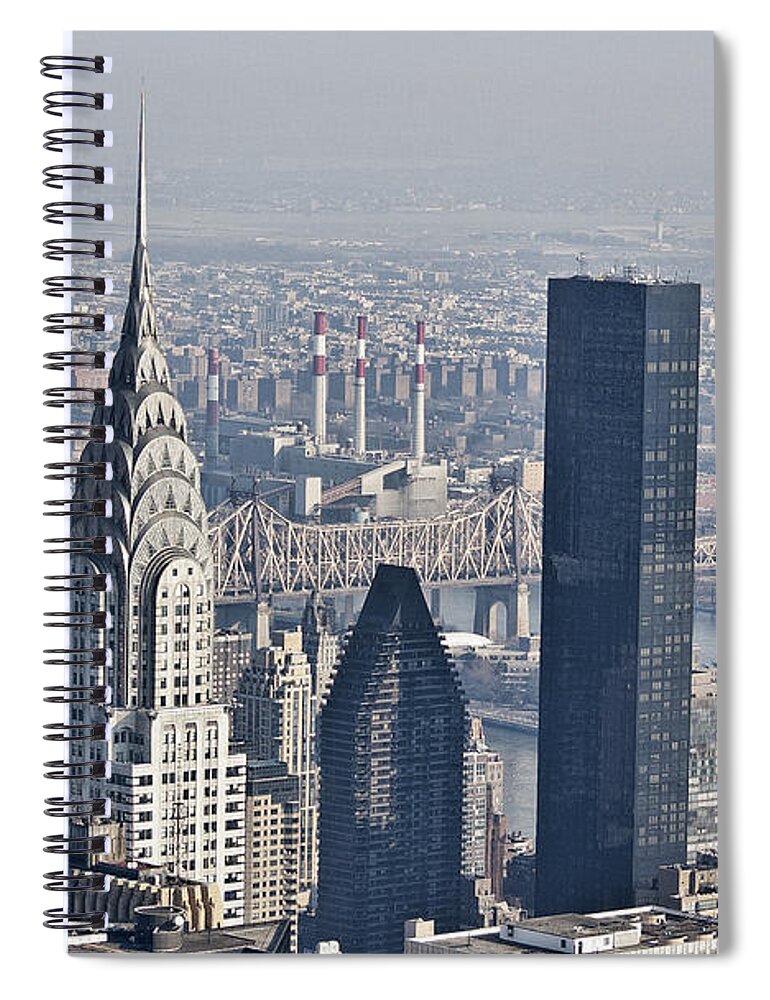 Chrysler Building Spiral Notebook featuring the photograph Chrysler Building New York by Steve Purnell