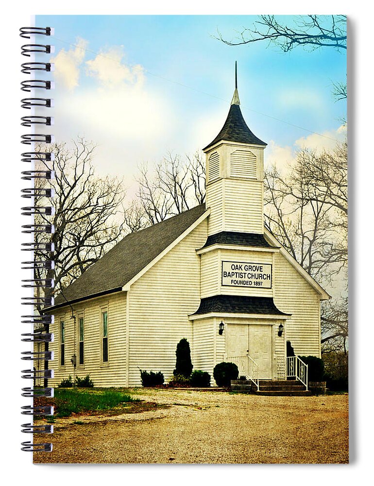 Church Spiral Notebook featuring the photograph Church 12 by Marty Koch