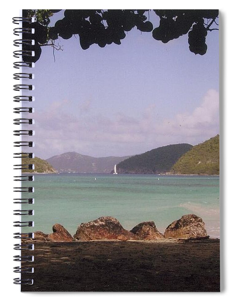 Cinnamon Bay Spiral Notebook featuring the photograph Cinnamon bay by Robert Nickologianis