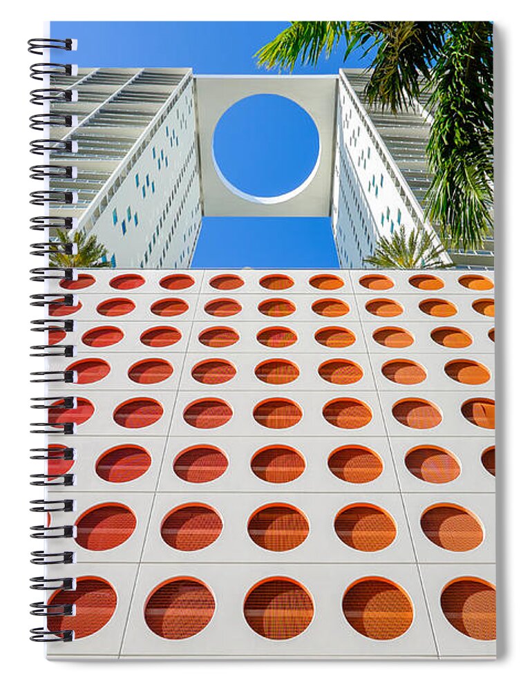 Architecture Spiral Notebook featuring the photograph Circles  by Raul Rodriguez