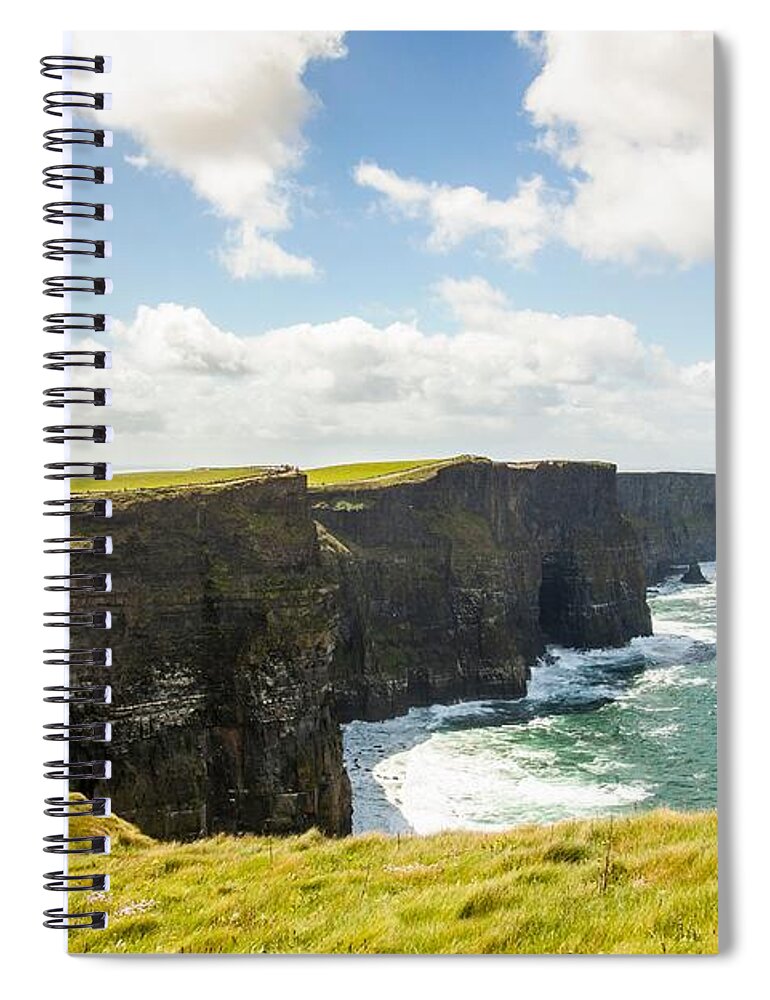 Tranquility Spiral Notebook featuring the photograph Cliffs Of Moher, Liscannor, County by Kevin Kozicki