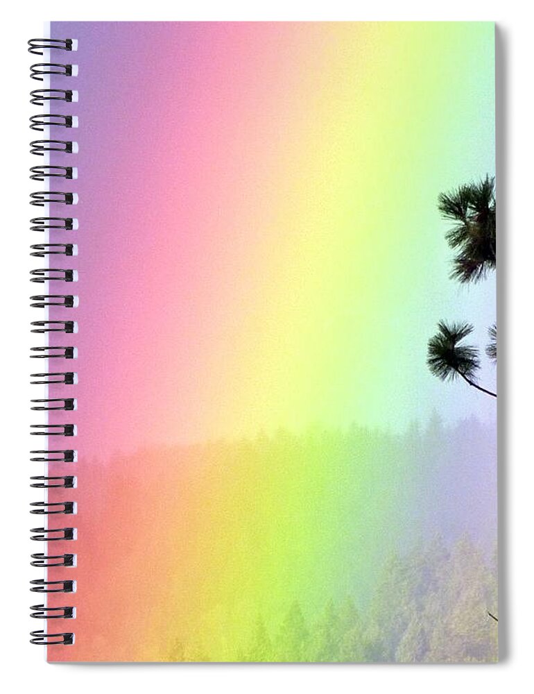 Close To The Pot Of Gold Spiral Notebook featuring the photograph Close To The Pot Of Gold by Will Borden