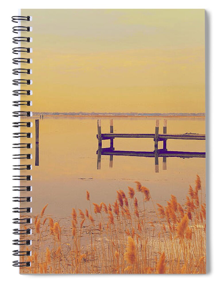Winter Spiral Notebook featuring the photograph Coastal Winter by Karol Livote